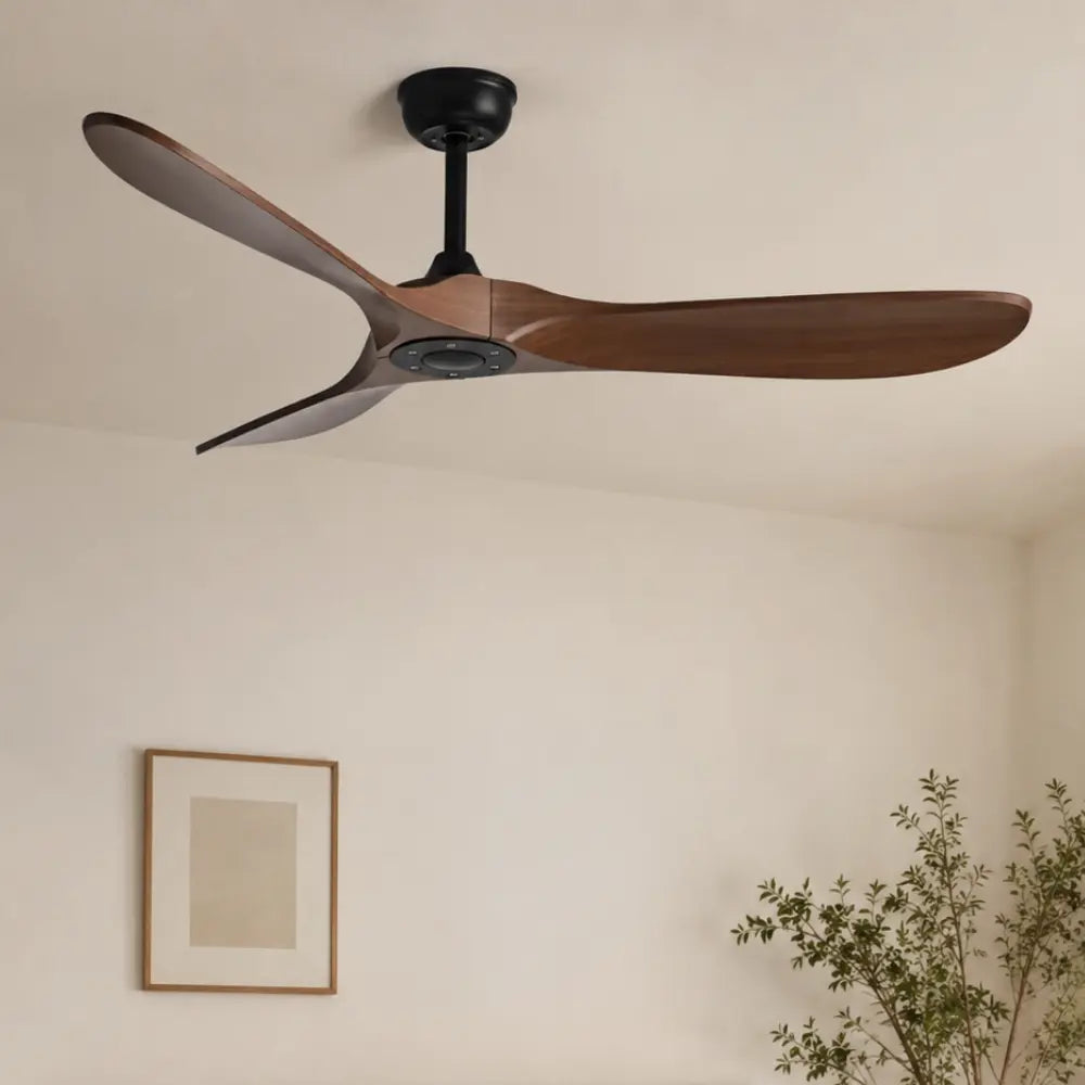 Ventilateur de plafond silencieux KIRO - Style vintage, sans lumière