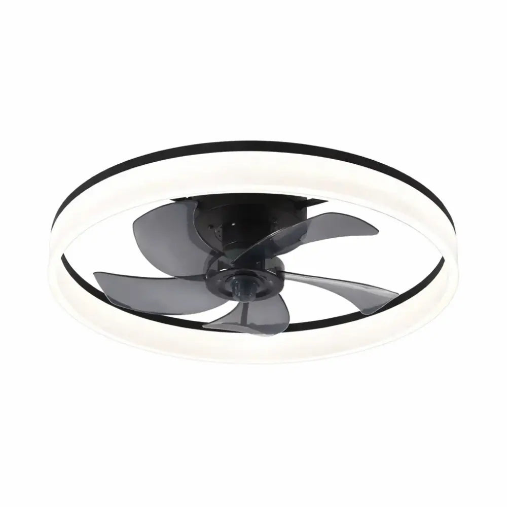 Ventilateur de plafond design pour chambre couleur noir