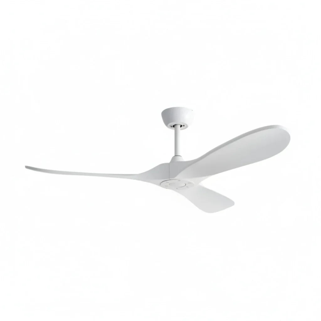 Ventilateur de plafond MIRA blanc avec LED design minimaliste